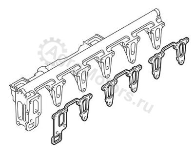 867150 Комплект прокладок выпускного коллектора Вид 1 867150 Комплект прокладок выпускного коллектора Вид 1