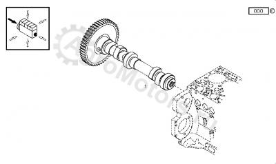 04293678 Распредвал Вид 3