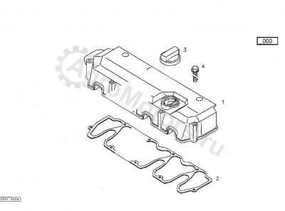 04205895 Прокладка крышки клапанов металл Вид 2 04205895 Прокладка крышки клапанов металл Вид 2