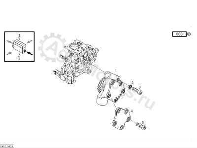 04234148 Насос масляный Вид 2 04234148 Насос масляный Вид 2