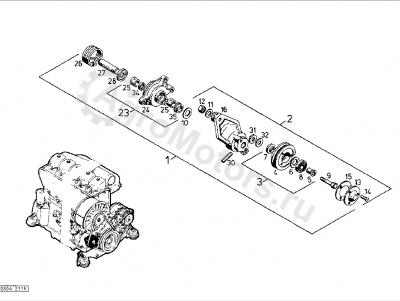 04152510 Натяжитель ремня Вид 2 04152510 Натяжитель ремня Вид 2
