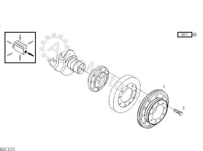 04209665 Шкив коленчатого вала Вид 1