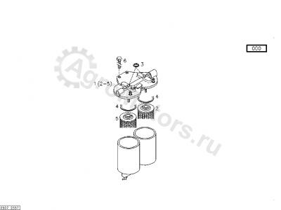 01181059 Кронштейн топливного фильтра Вид 1 01181059 Кронштейн топливного фильтра Вид 1