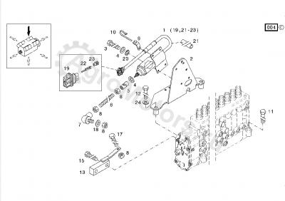 04262377 Соленоид Вид 1 04262377 Соленоид Вид 1