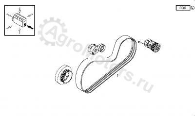 01183129 Ремень приводной Вид 2