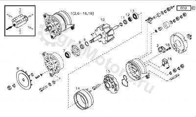 01181407 Регулятор напряжения Вид 1