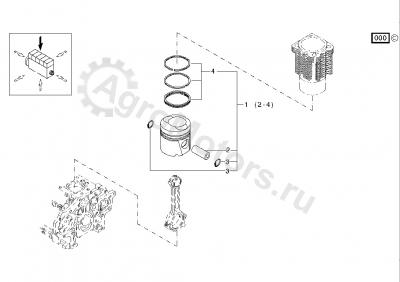 04236676 Поршень  Вид 1