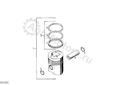 02423438 Поршень Вид 1
