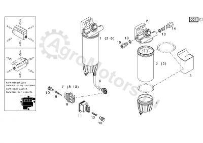 02113151 ORIGINAL DEUTZ Фильтр топливный Вид 2 02113151 ORIGINAL DEUTZ Фильтр топливный Вид 2