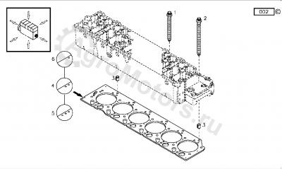 04285625 Прокладка ГБЦ Вид 1 04285625 Прокладка ГБЦ Вид 1