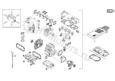 02931276 Комплект прокладок  Вид 1