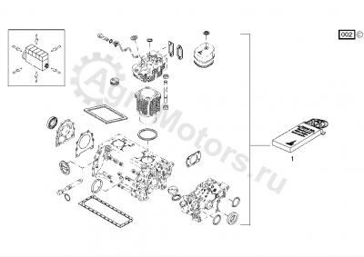 02929657 Комплект прокладок двигателя Вид 1