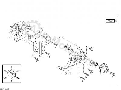 04282224 Опора вентилятора Вид 1