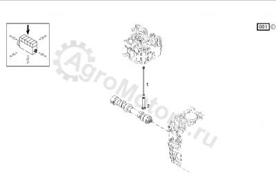 04178075 Толкатель клапана Вид 2 04178075 Толкатель клапана Вид 2