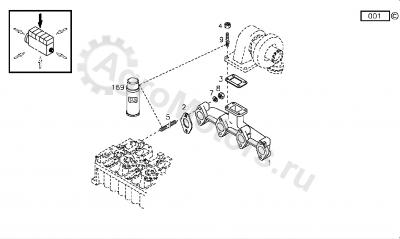 04259980 Коллектор выпускной Вид 1