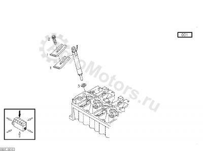 04201666 Крепление форсунки Вид 1