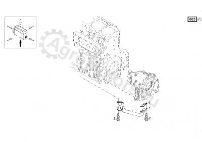 04205899 Трубка всасывающая масляная Вид 1