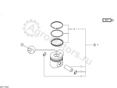 04271975 Поршень Вид 1 04271975 Поршень Вид 1